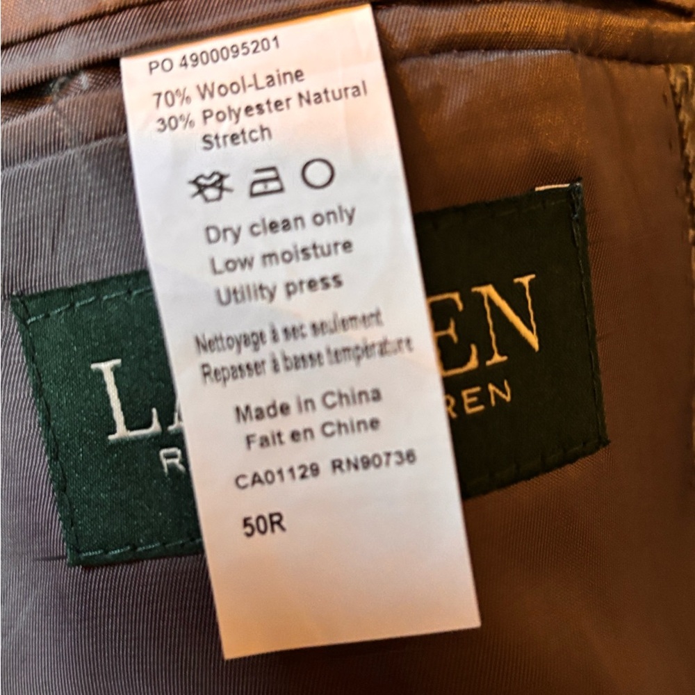 Ralph Lauren Black and Gray Checkered Blazer - Picture 4 of 8